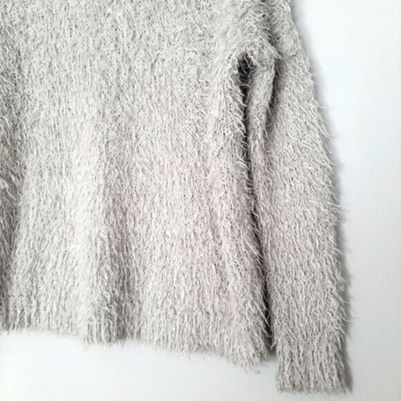 TOPSHOP Cozy Eyelash Fuzzy Crewneck Sweater w/ Sparkle Sz 4 - Picture 4 of 10